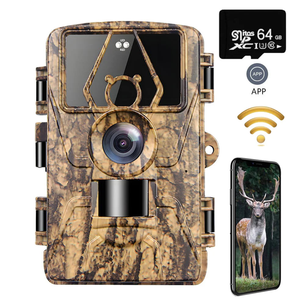 PR801W 8K WiFi Trail Camera with 60MP Night Vision