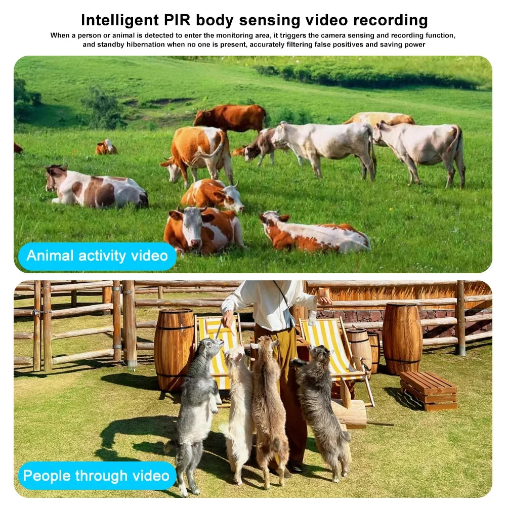 2K 5MP Solar Security Camera with Color Night Vision