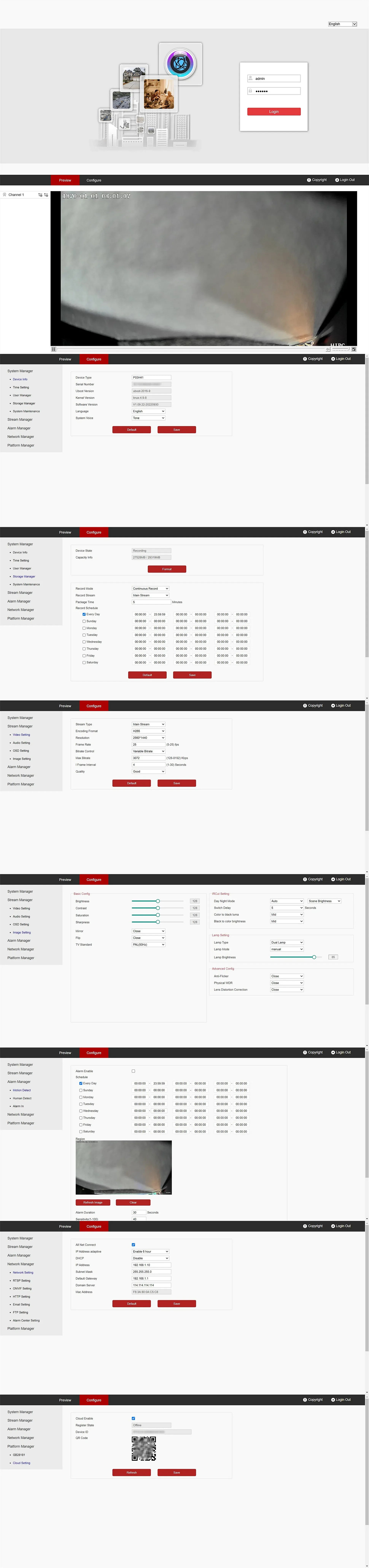 كاميرا مراقبة شبكية بدقة 4K مع تغذية كهربائية عبر الإيثرنت 48 فولت وعدسة واسعة الزاوية وصوت
