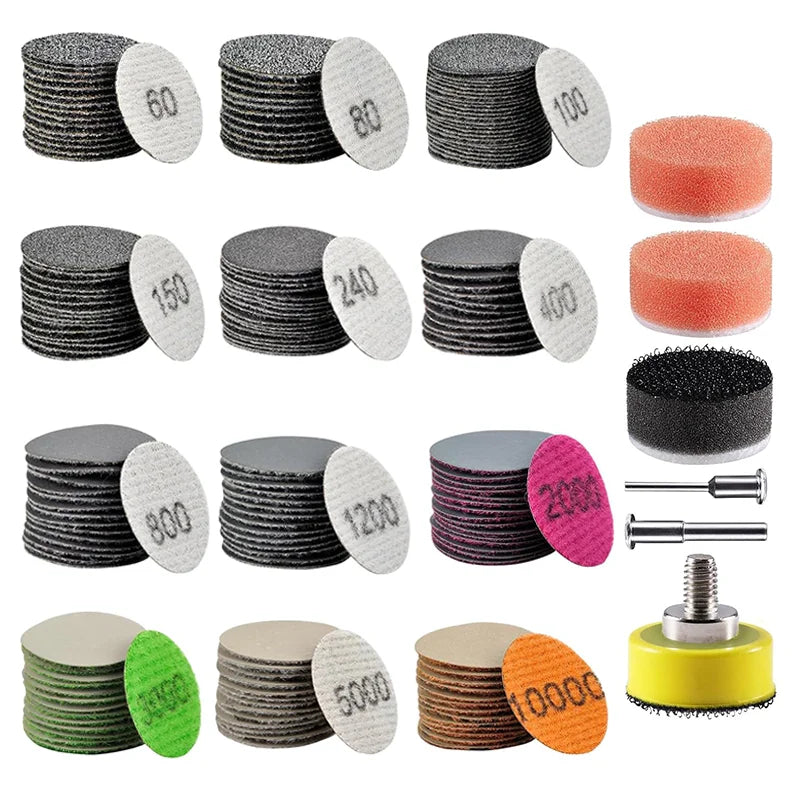 25 mm Wet and Dry Sanding Disc Kit
