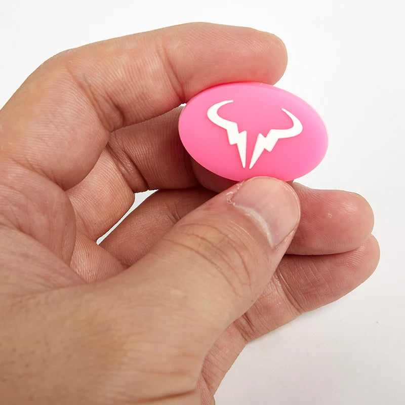 5pcs Tennis Cartoon Racket Shock Absorber Vibration Dampeners Silicone Durable Tennis Accessories