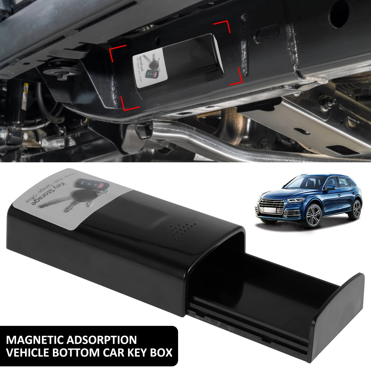 Magnetic Plastic Key Storage Box