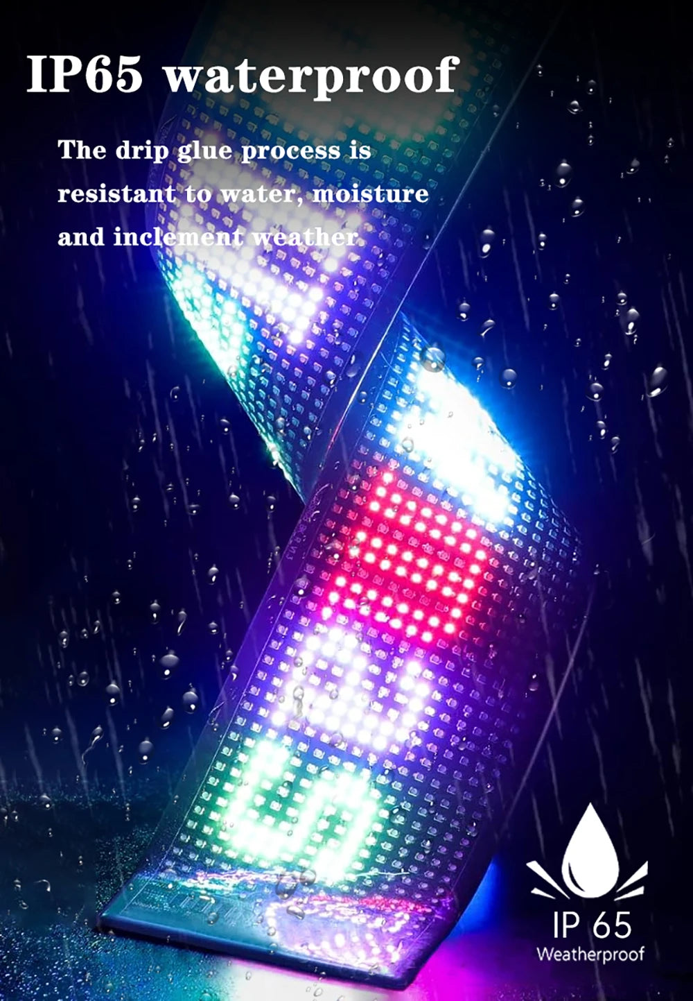 LED Matrix Pixel Panel Light Bluetooth App 5V USB Control Scrolling Advertising LED Car Sign Animation Programmable For Car Sho