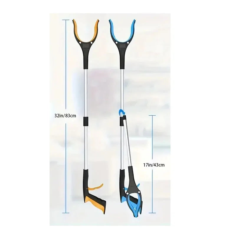 Pince de ramassage pliable avec manche en alliage d’aluminium