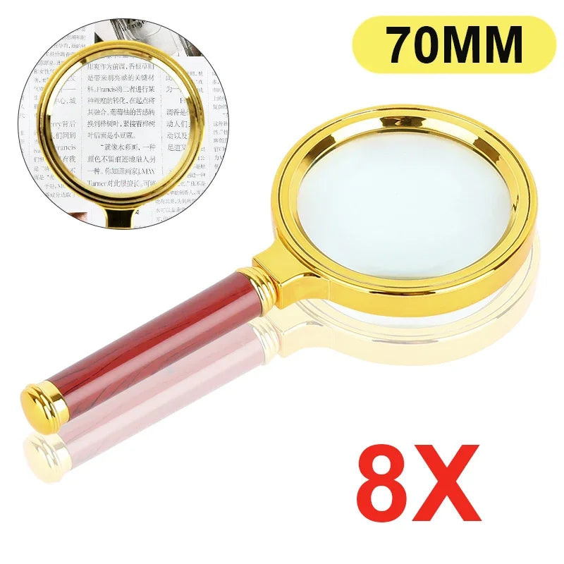 Handheld Reading Magnifier - Multiple Lens Sizes