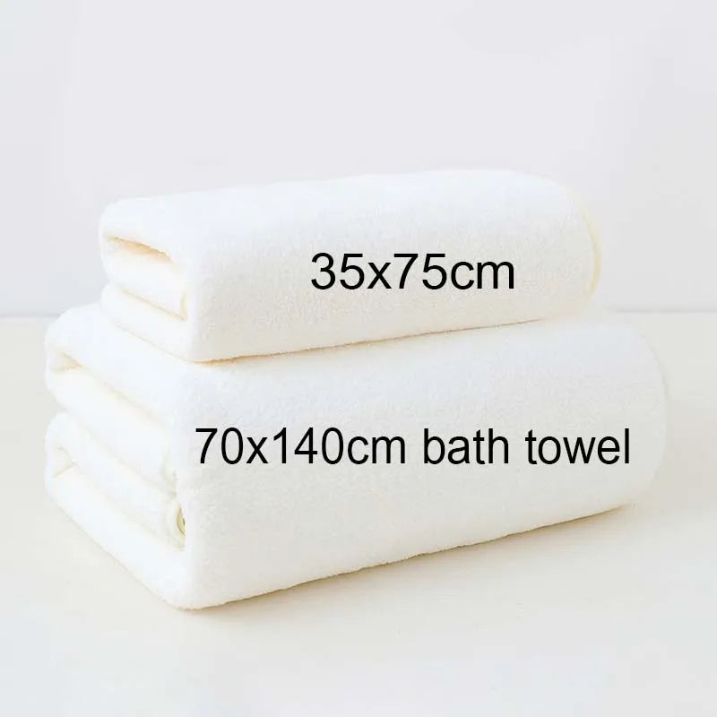 Ensemble de serviettes en polaire corail, serviettes de bain et de visage douces et absorbantes