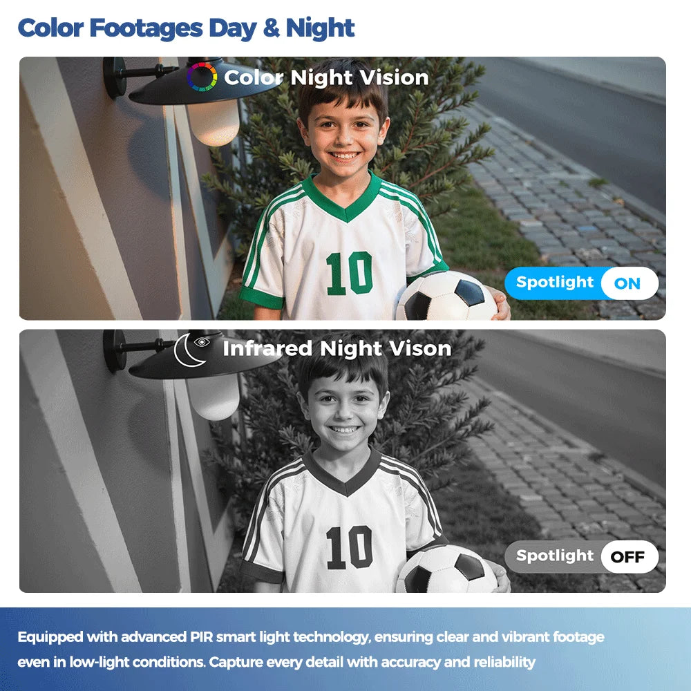 Alevio Vanjska Solarna Bežična Sigurnosna Kamera 4MP IP67