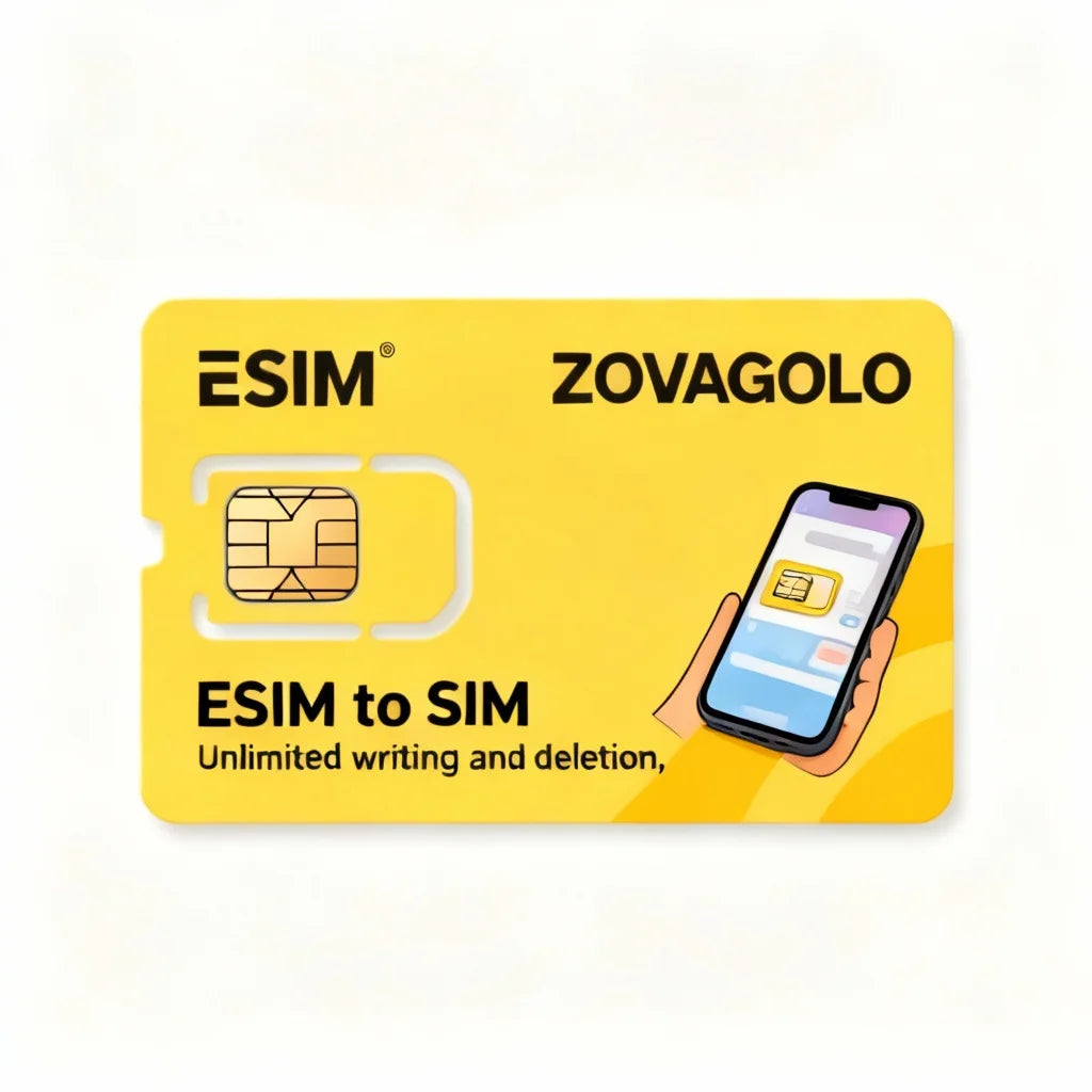 eSIM Write Card with USB-C Reader for Multi-Profile SIM Storage