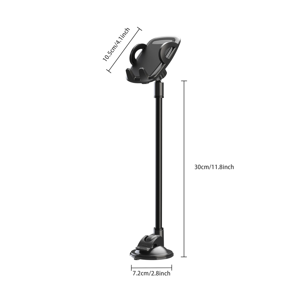 Long-Arm Windshield Phone Holder for Cars and Trucks