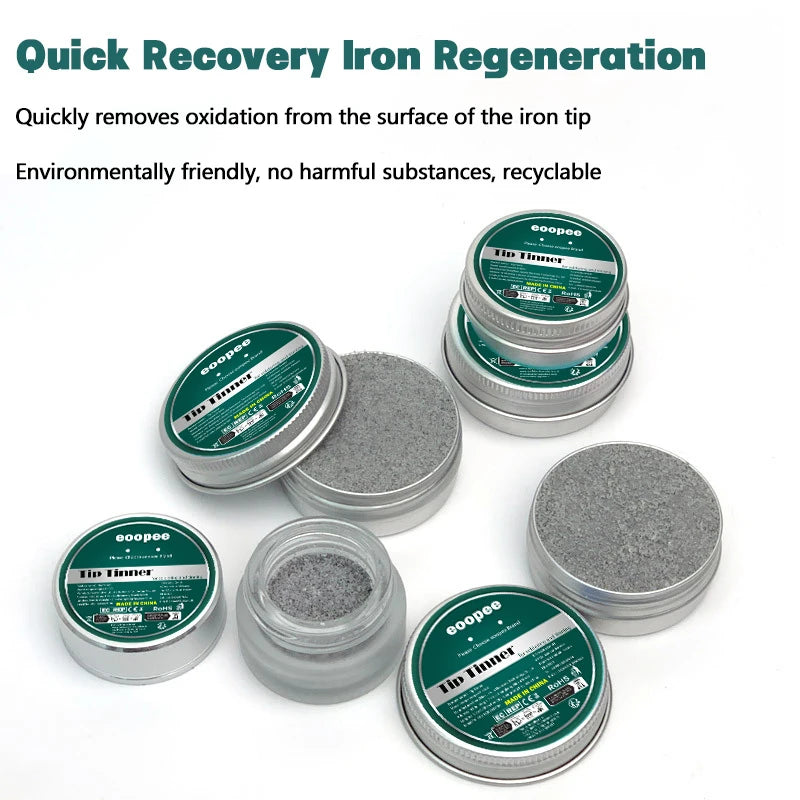 Soldering Iron Tip Cleaner and Restorer - Lead-Free Soldering Tips for IronMaintenance and Performance Enhancement"