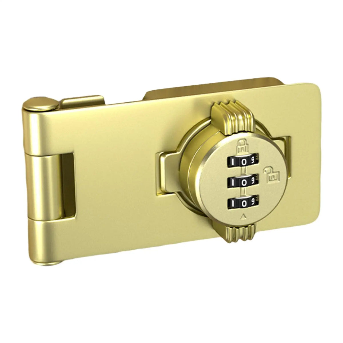 Rotating Combination Hasp Cabinet Lock