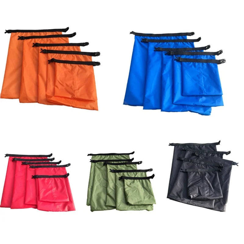 Roll-Top Dry Storage Bags - Single or Five-Piece Pack