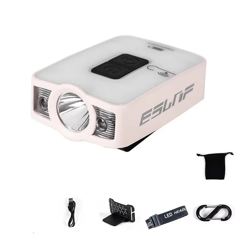 Lampe frontale rechargeable à détecteur de mouvement M011