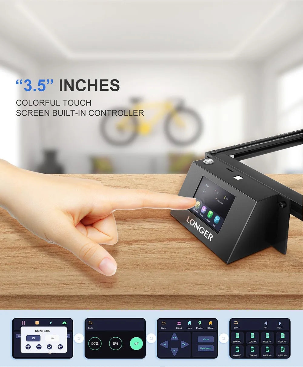 LONGER RAY5 10W Laser Engraver with Precision 0.06mm Spot