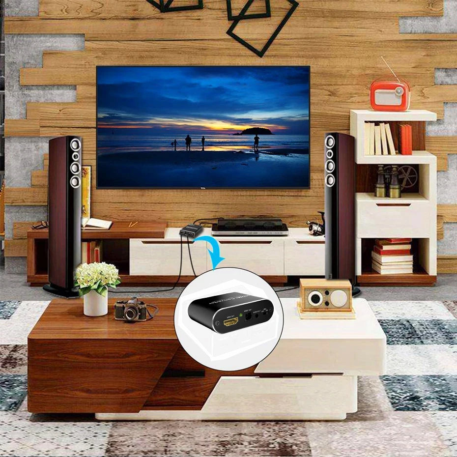 Extractor de audio 4K HDMI con ARC