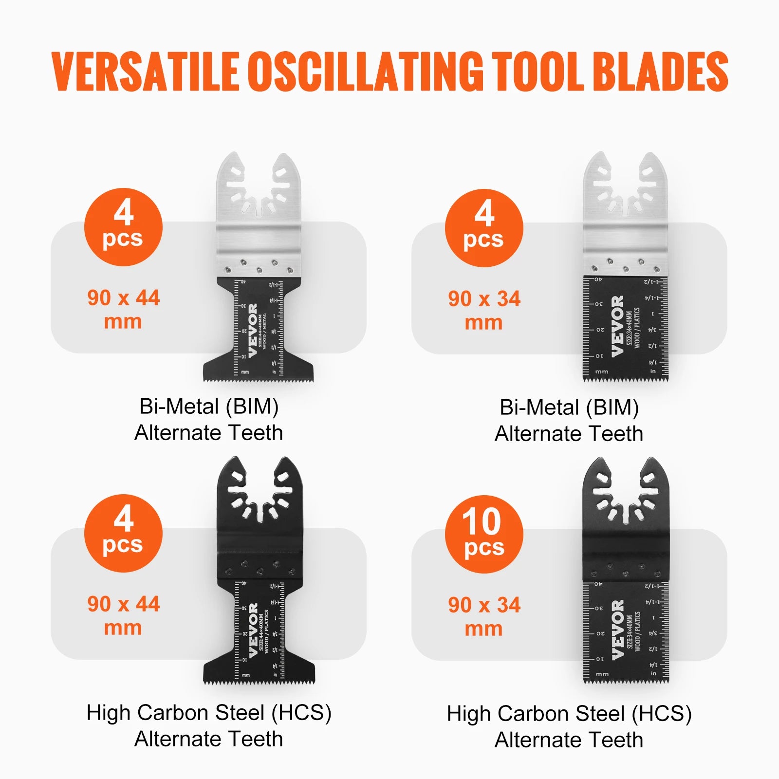 30PCS Oscillating Multi Tool Blade Kit Universal Quick Release Set