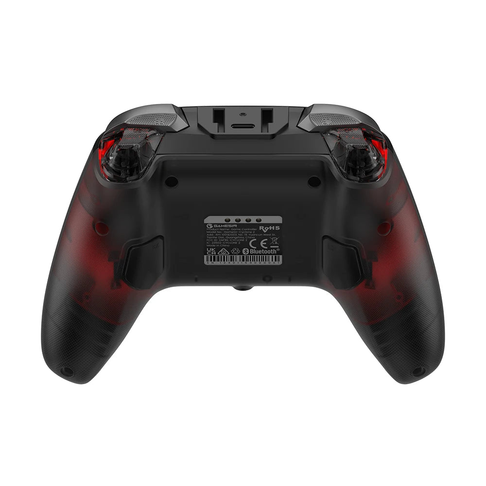 GameSir Cyclone 2 Bezdrátový Pro ovladač Bluetooth hernípad s nabíjecí stanicí Hall Effect joysticky pro Nintendo Switch, iPhone, Android & PC