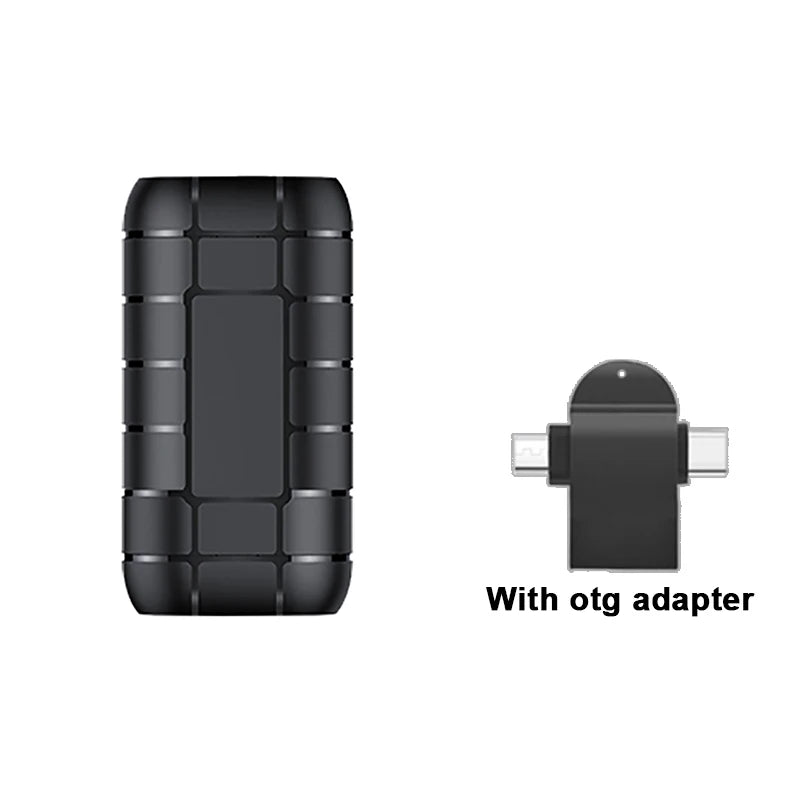 Miniaturowy dyktafon aktywowany głosem z baterią na 500 godzin i magnetycznym uchwytem