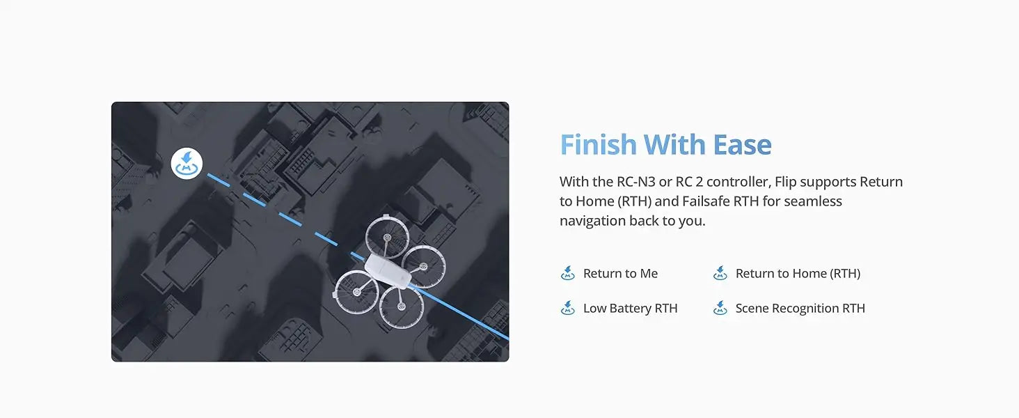 DJI Flip Camera Drone with 4K Stabilized Flight