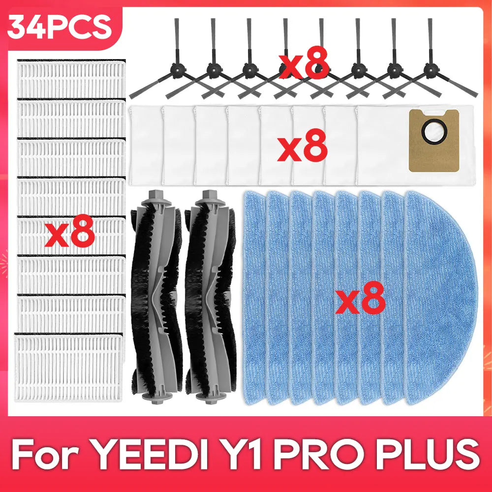 Ersatz-Zubehörsets für den YEEDI Y1 Pro Plus Staubsauger