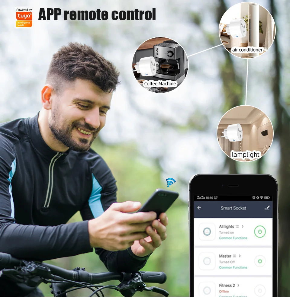 Tuya Wi-Fi Smart Plug Adapter - Regional Options