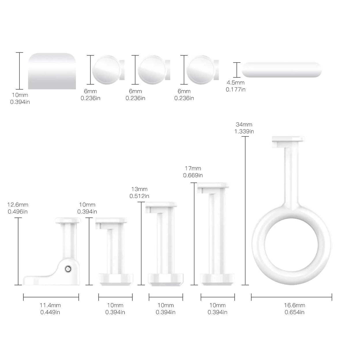 Kit de brazo Fingerbot y accesorio de interruptor basculante, 5 piezas