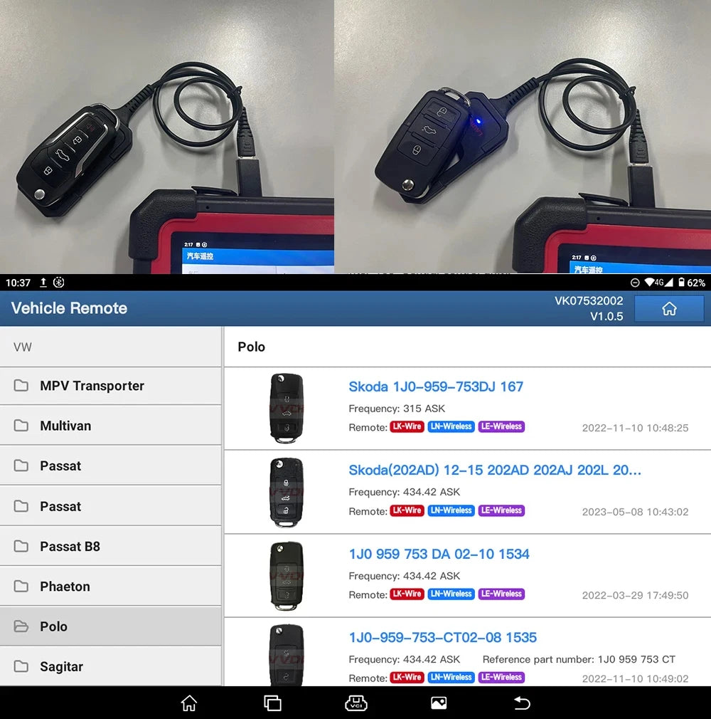 LAUNCH X431 Key Programmer with Smart Key & IMMO Chip Functions