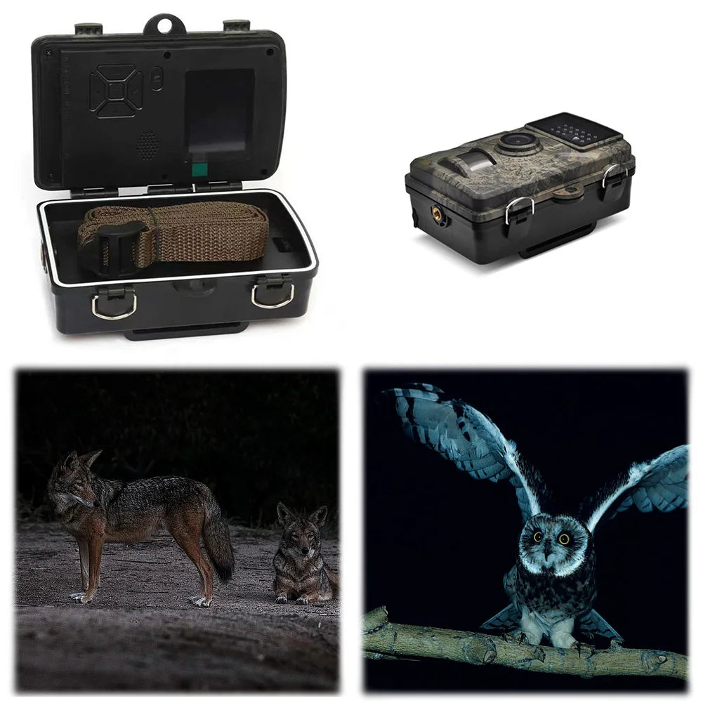 Waterproof Trail Camera with Infrared Night Vision and Motion Detection