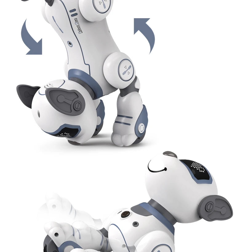 Programmable Robot Dog Toy with Remote Control and Stunt Moves
