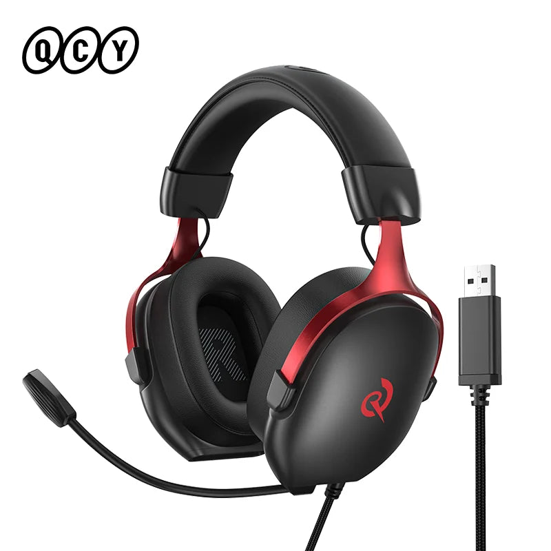 QCY VN200 Pro Bedrade Gaming Headset met 7.1 Geluid & Microfoon