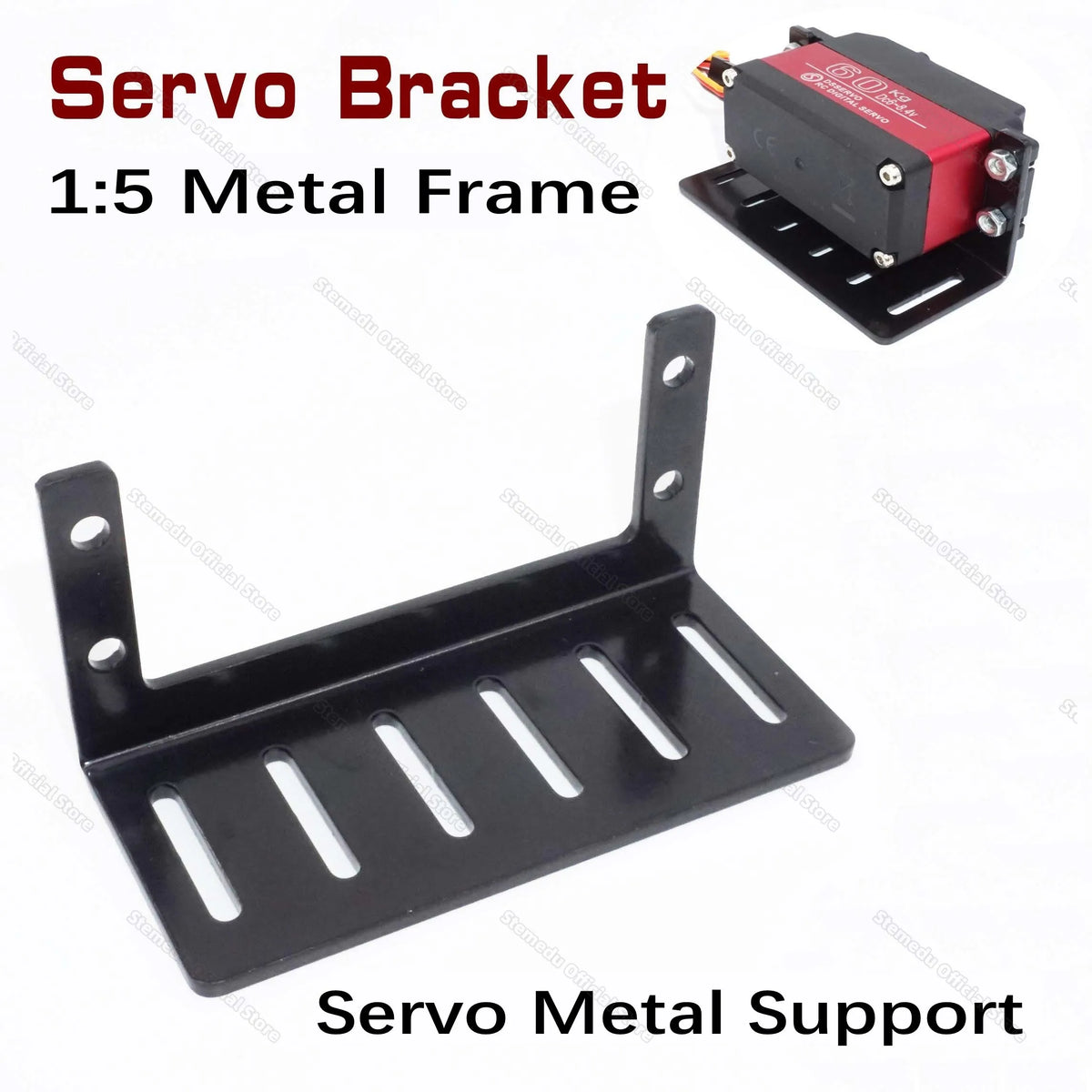 Metal Mounting Bracket for 1:5 Scale Servos