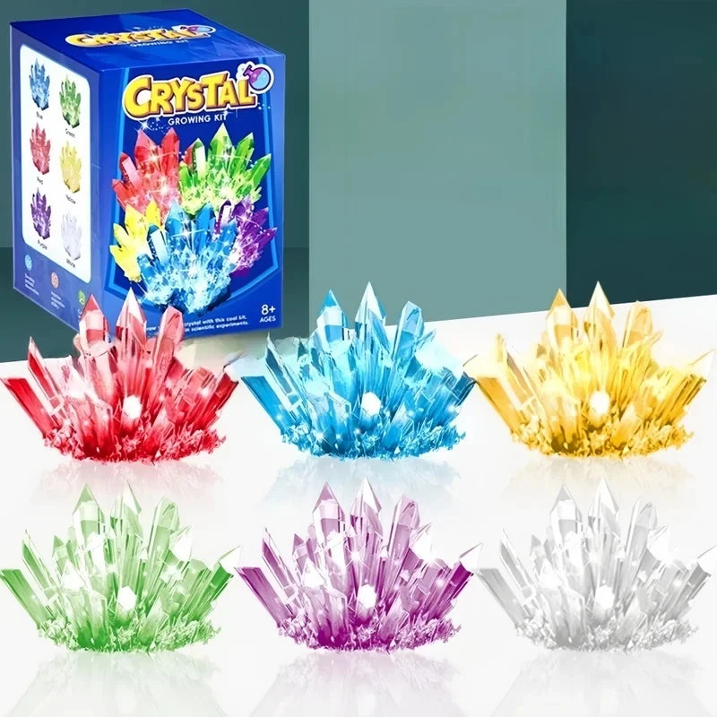 Kit de experimento científico para cultivo de cristais