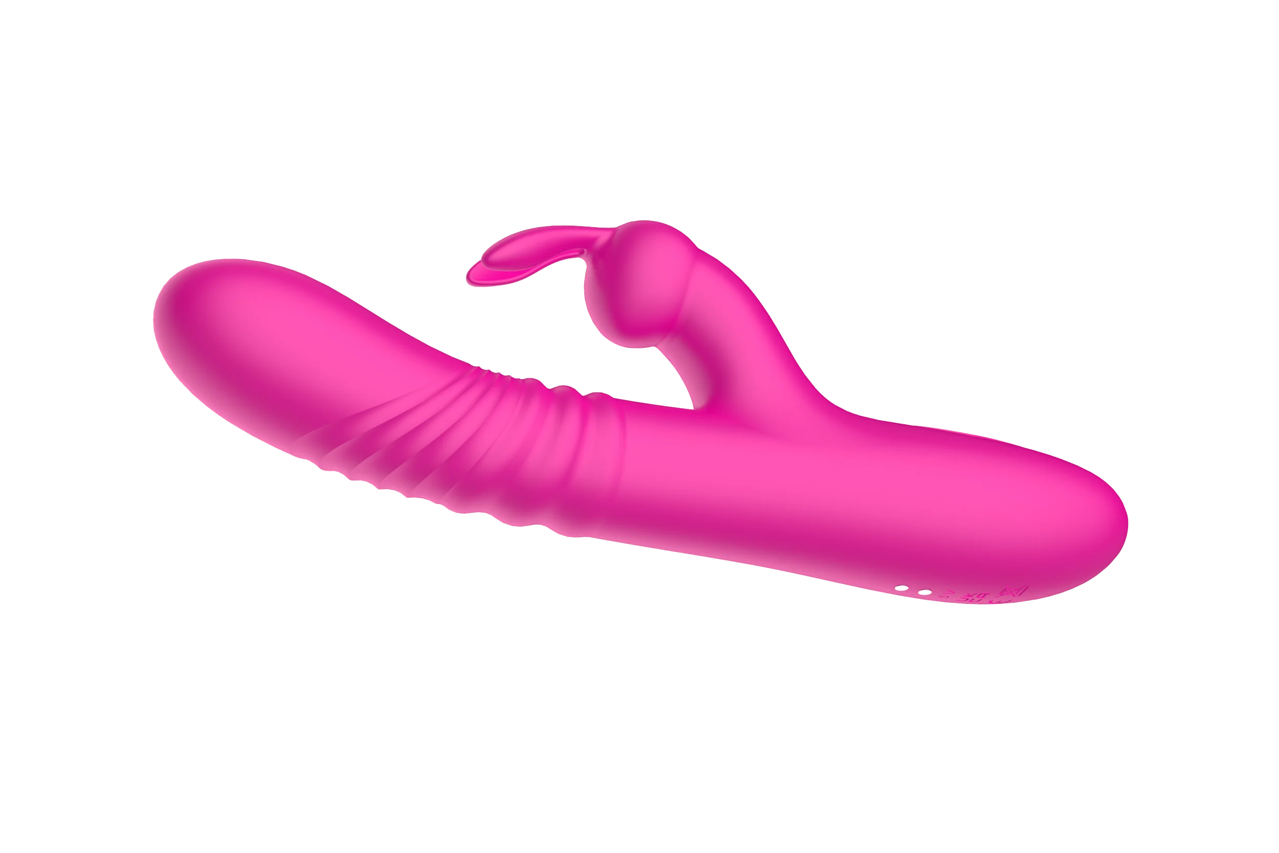Dual Head Silicone Vibrator 9.5" Rose Red Multi-Mode Stimulator