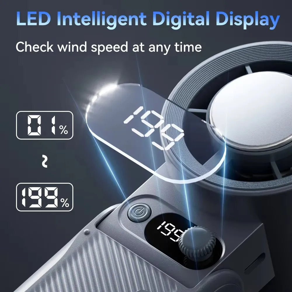 F5PRO Portable Fan with Digital Display