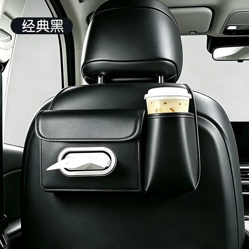 Car Seat-Back Organiser with Tissue Storage