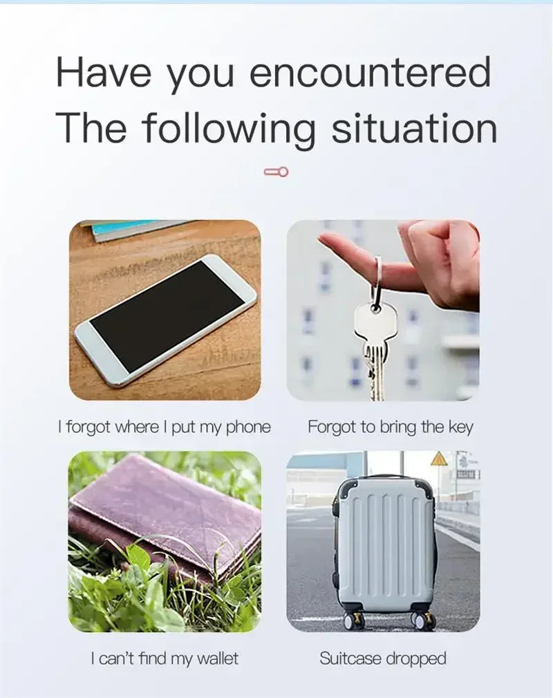Bluetooth 5.0 Mini GPS Anti‑Lost Tracker Smart Locator Finder Device For Pets Elderly Kids Wallet Bag Car Item Tracking Tool Support IOS Android System