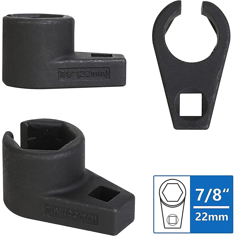 5pcs Oxygen Sensor Socket Wrench Kit for O2 Removal & Thread Repair