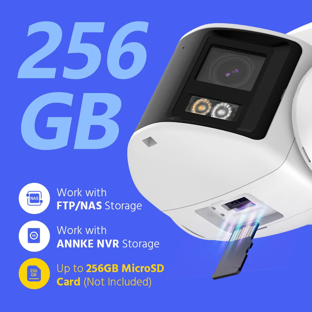 ANNKE 180° 8MP Dual Lens PoE Outdoor Security Camera
