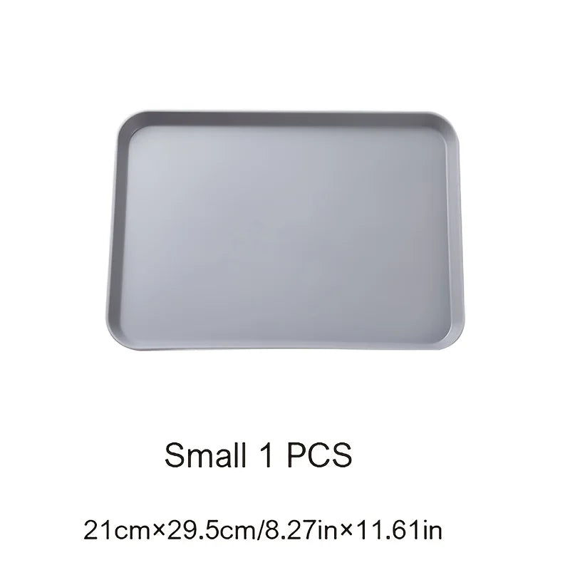 Rectangular Plastic Serving Tray, Small or Large