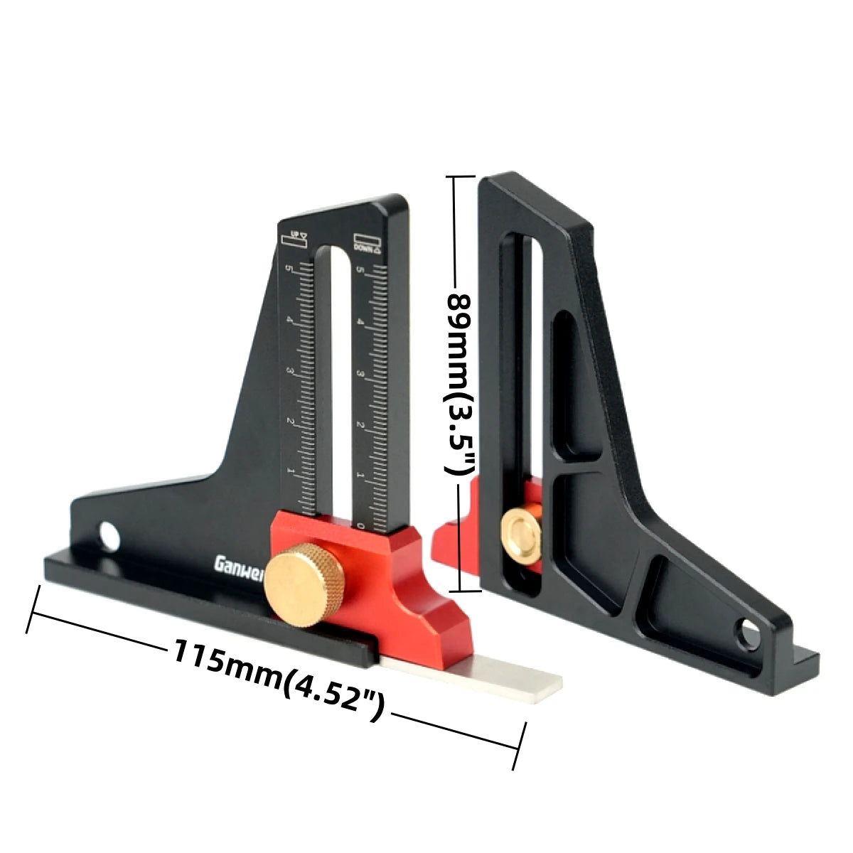 Metric Woodworking Height and Depth Gauge