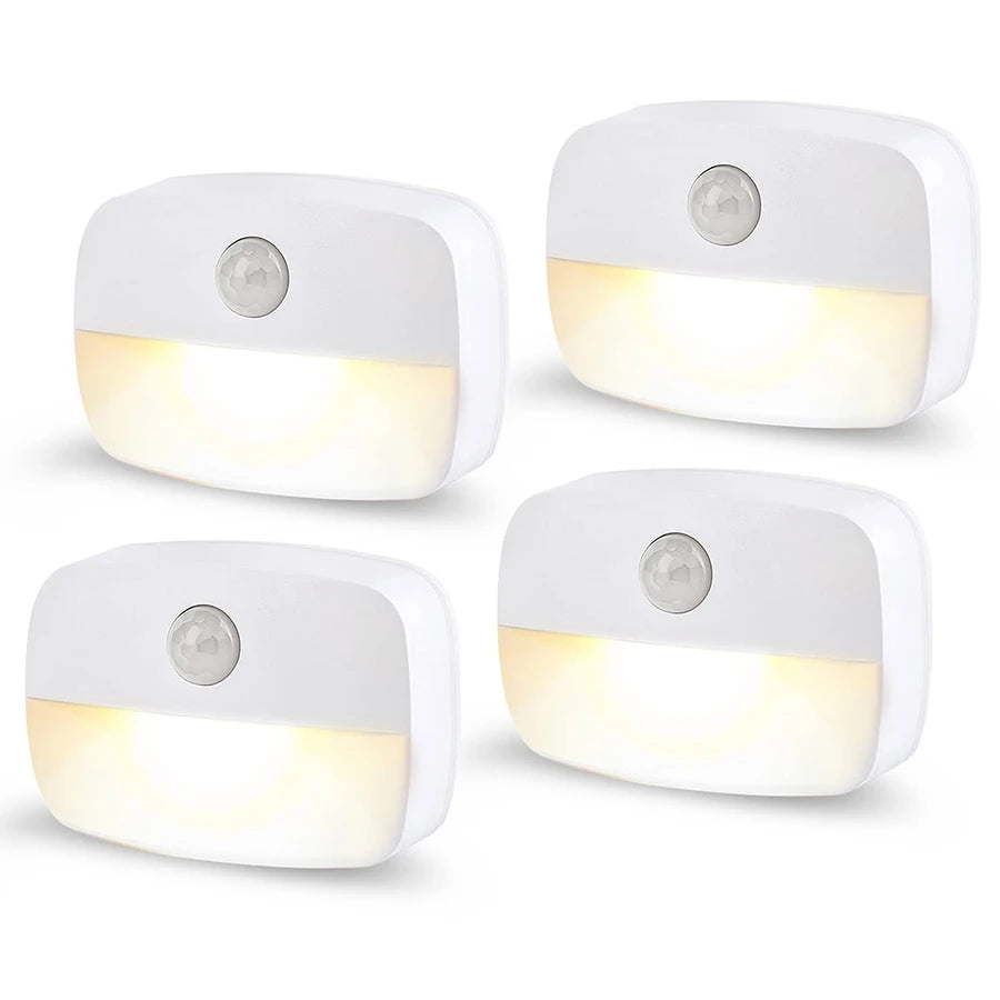 Battery Motion-Sensor Night Lights - Multipacks