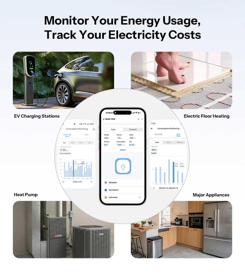 BASIC-1GSP Matter Wi-Fi DIN-Rail Energy Switch