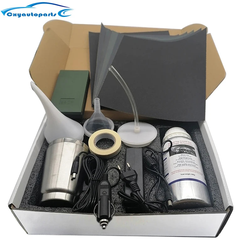 Car Headlight Polishing Kit with Restoration Polymer