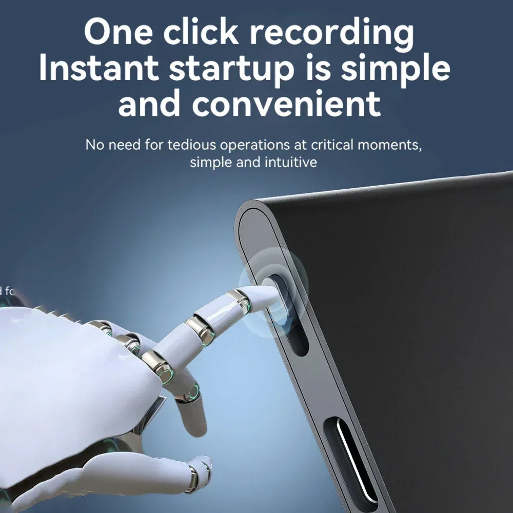 APP Mini Voice Recorder Activated Recording Micro Dictaphone Digital Audio Smart Recorder Noise Reduction Sound Recorder