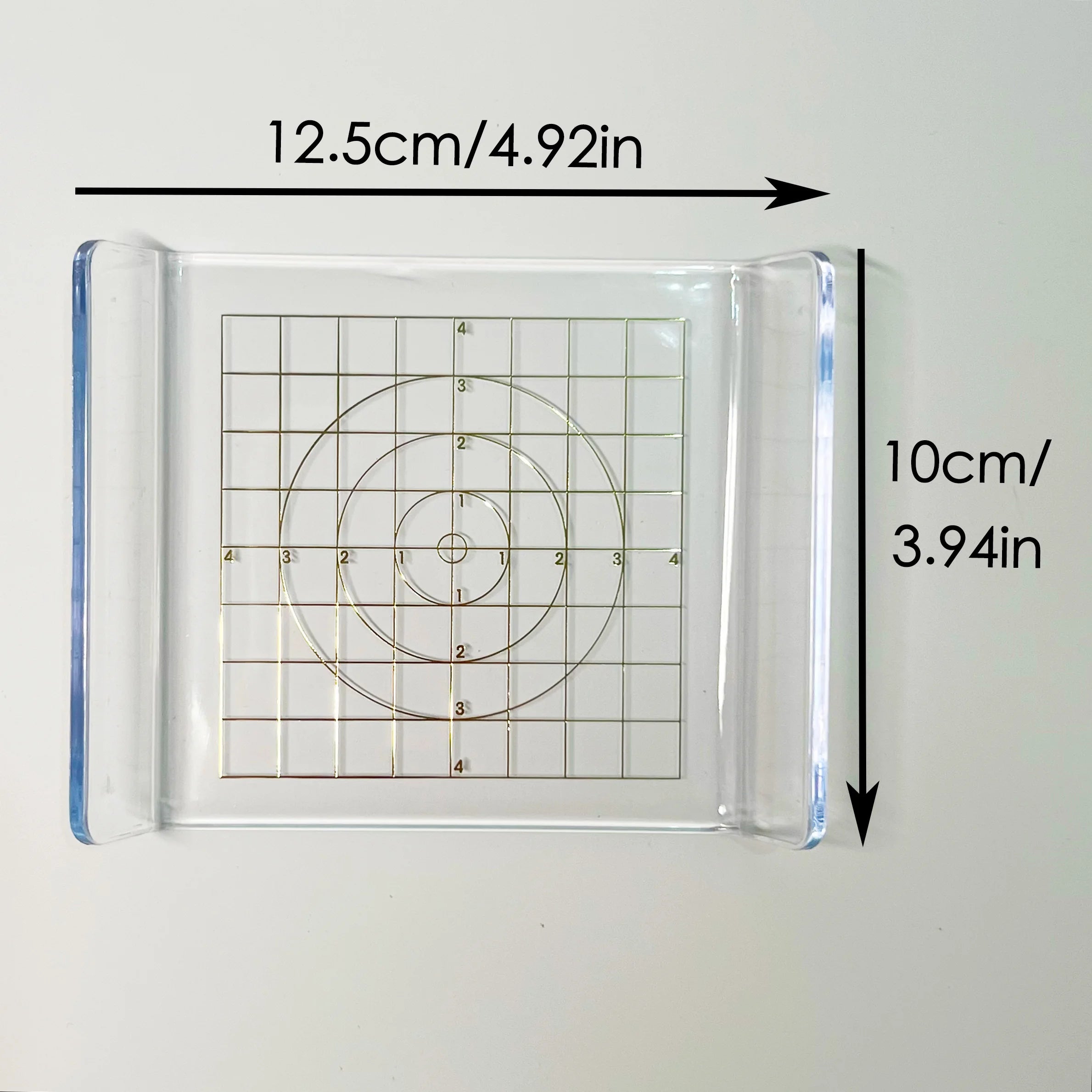 U-Shaped Clay Press Tool with Scale for Pottery & Sculpture Shaping