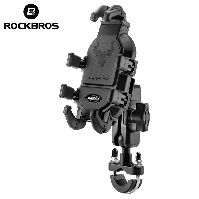 Motorcycle Phone Holder with Shock Absorption