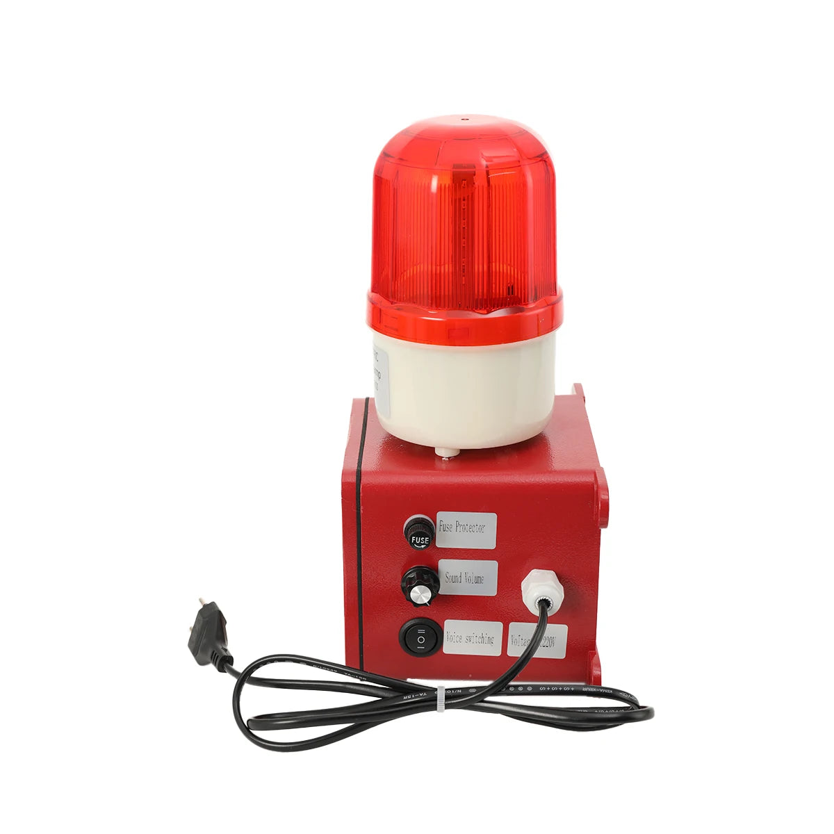 High-Power Loudspeaker Alarm Device with LED Indicator IP56 Sound and Light Alarm Waterproof Emergency Strobe Warn Light