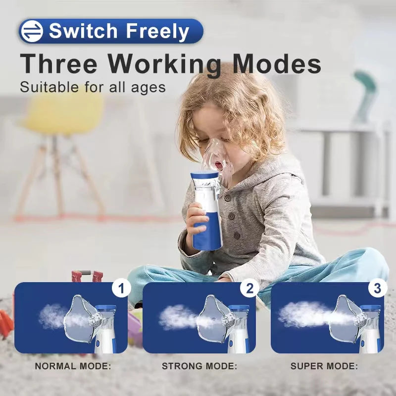 Portable Inhale Nebulizer Mini Handheld Mesh Atomizer