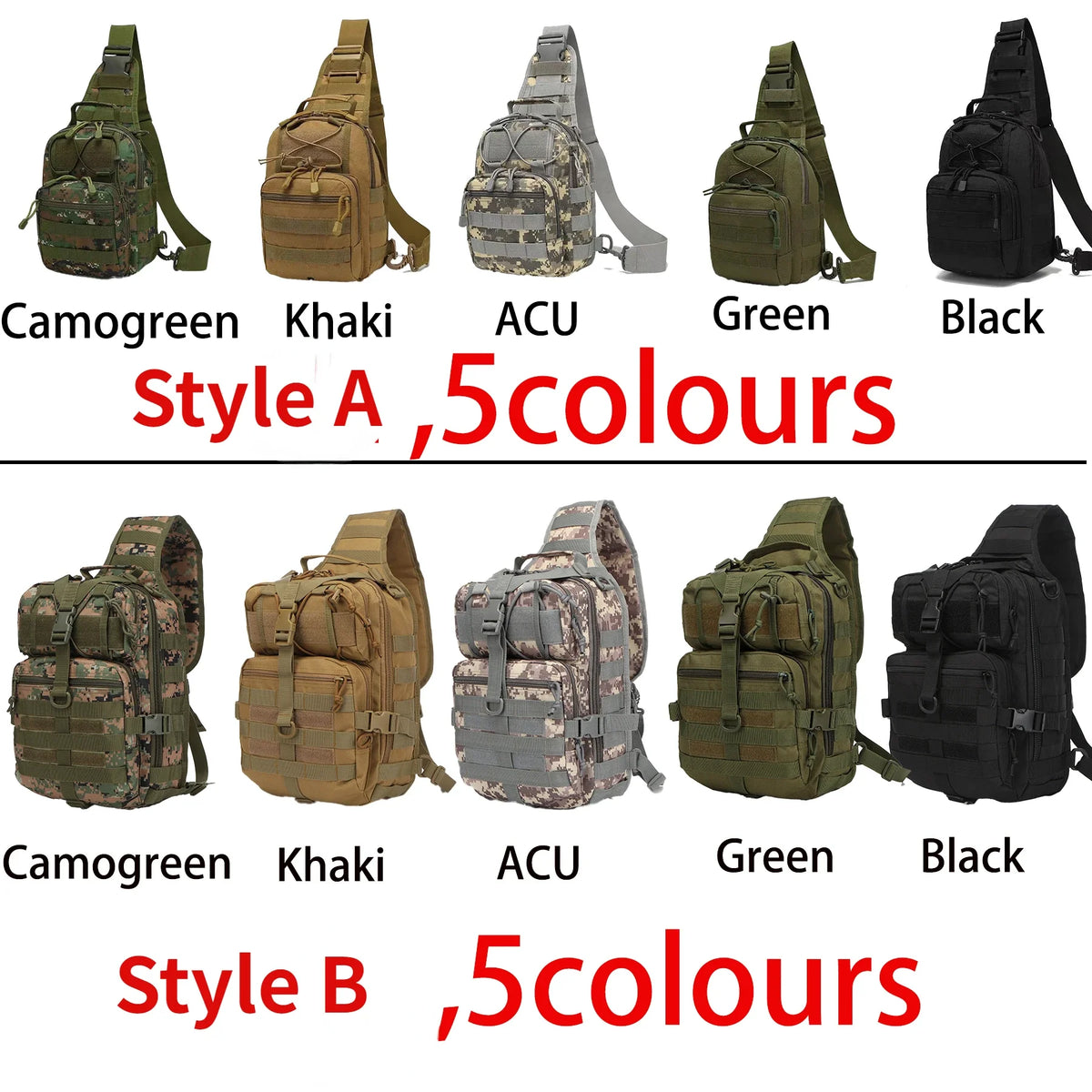 Rucsac sling outdoor din nylon