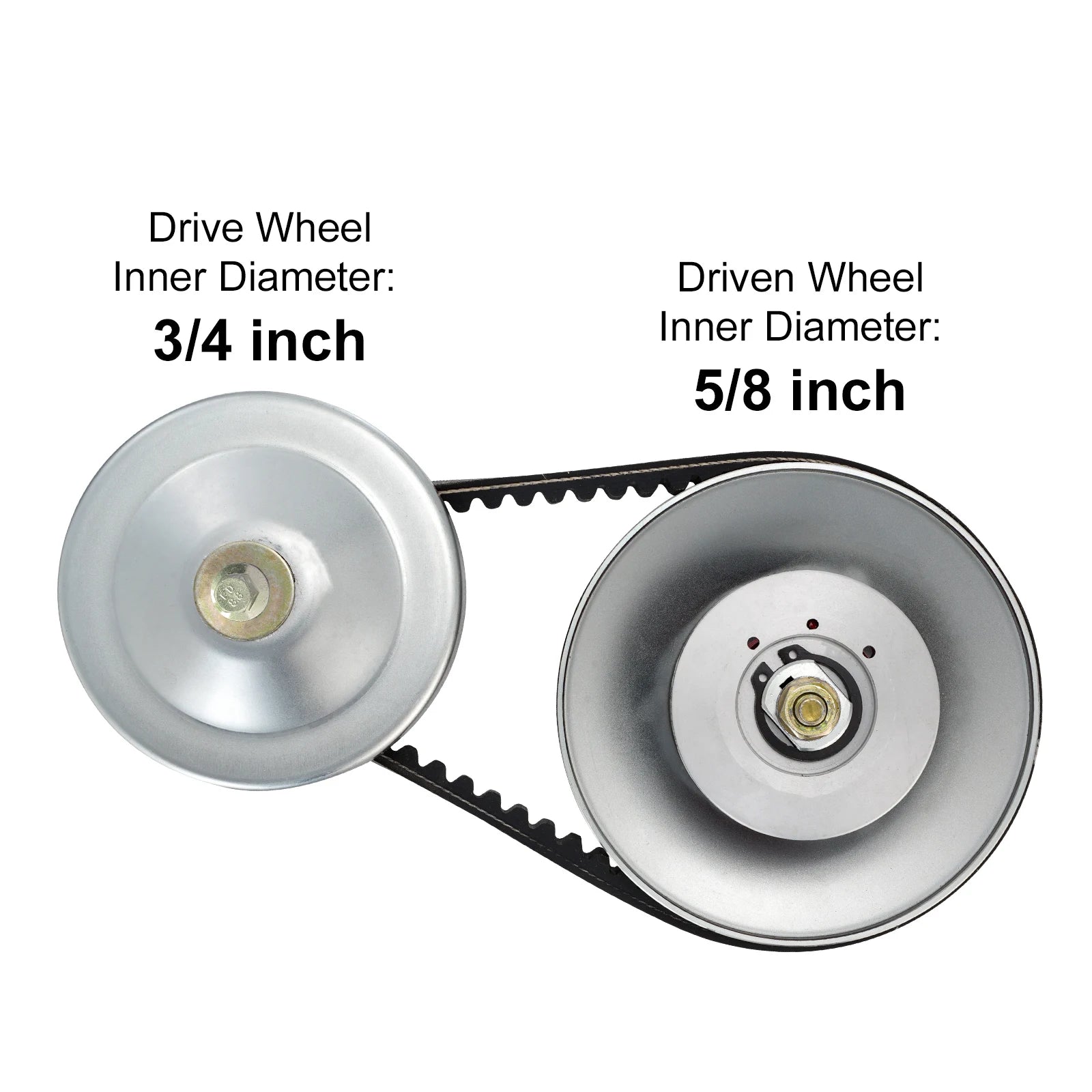 Go-Kart Torque Converter Clutch Kit with Drive Belt